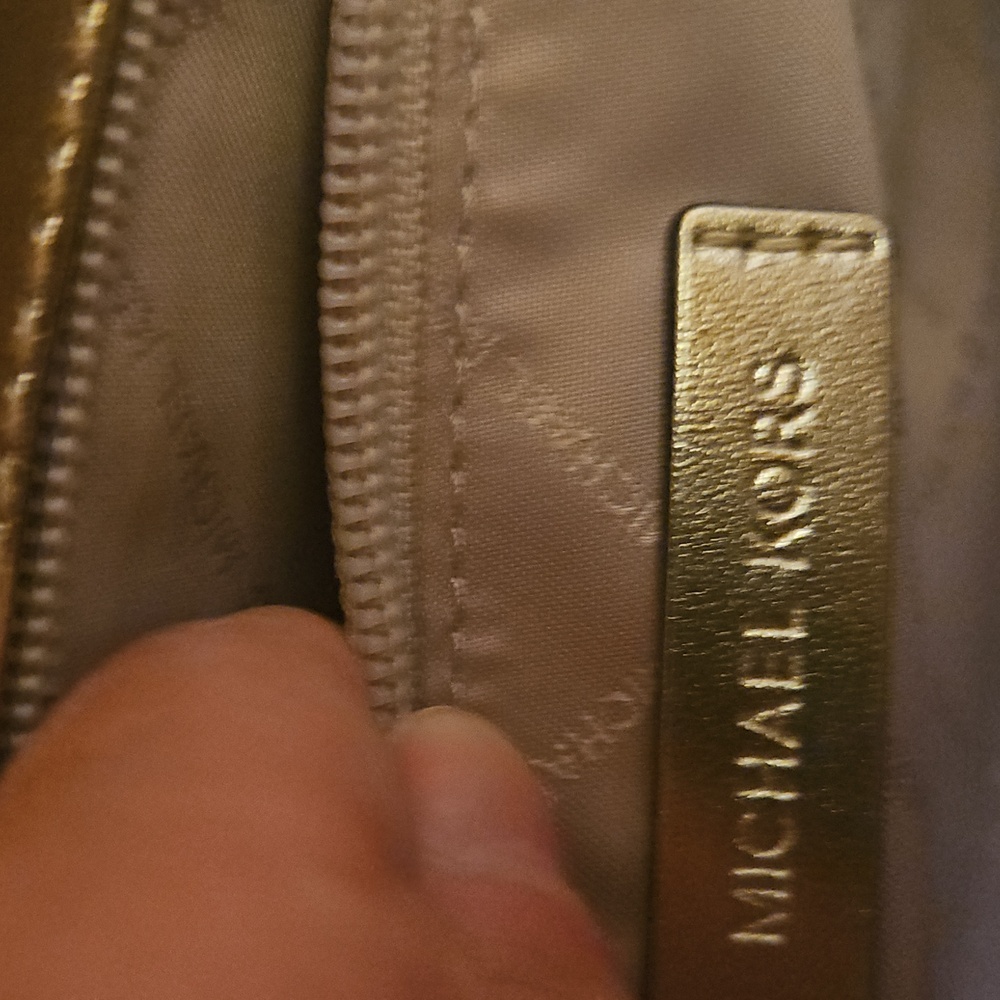 Michael Kors Shimmering Gold Satchel - Picture 4 of 10